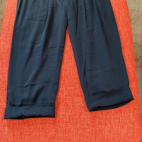 Tom Ford Made in Italy Black Cropped Trousers Pants Adjustable Belts - Picture 12 of 15